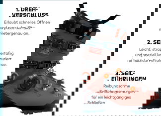 Advantages for alpine ski boot BOA K2