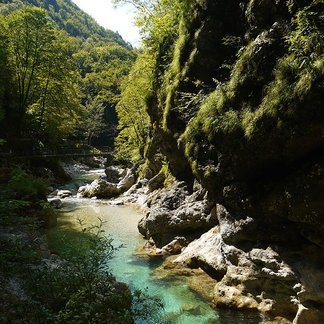 Soca valley gorge