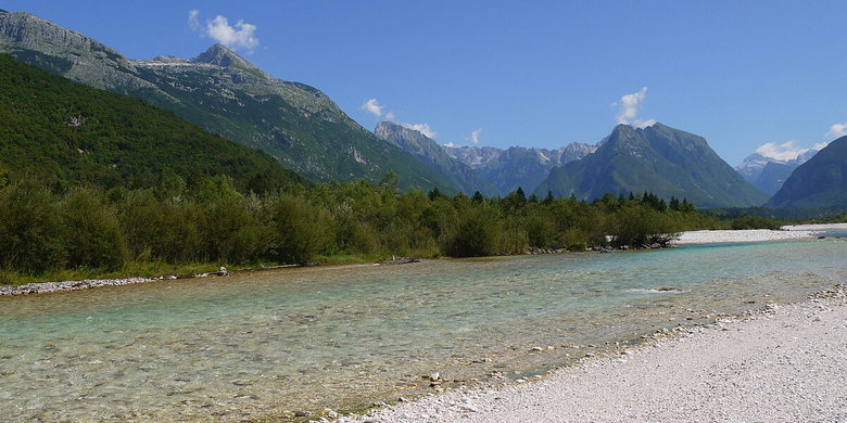 Soca Valley in Slovenia