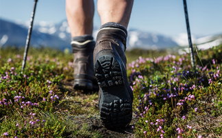 Herren Winter-Trail & Wanderstiefeletten | Wasserfest, Mit Profilsohle, Schwarz