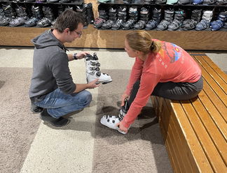 Einsteig Skischuh Service