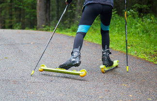 Einstieg Skiroller