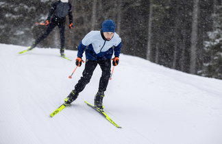 Entry cross-country skiing children