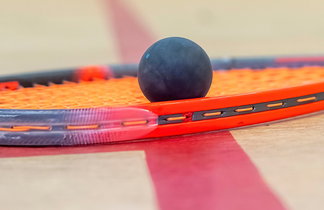 Squash ball entry