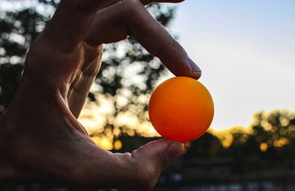 Entry table tennis ball