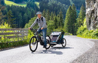 Einstieg Fahrradanhänger