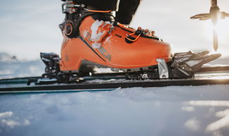 Einstieg Tourenski Bindungen