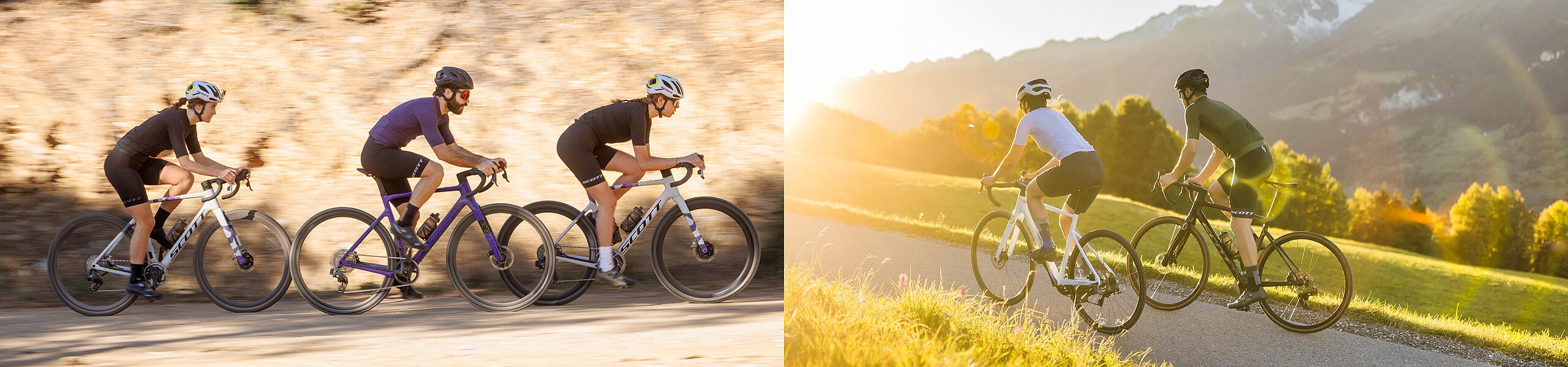 Gravel Bike versus Rennrad Blogbeitrag Header