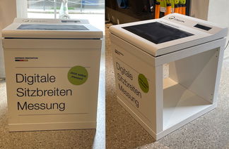 Messgeraet für Sitzknochenabstand