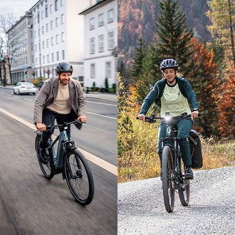 Hier geht es zum Blogbeitrag: E-Trekking Bike vs. Urban E-Bike: Welches Bike passt zu Dir?