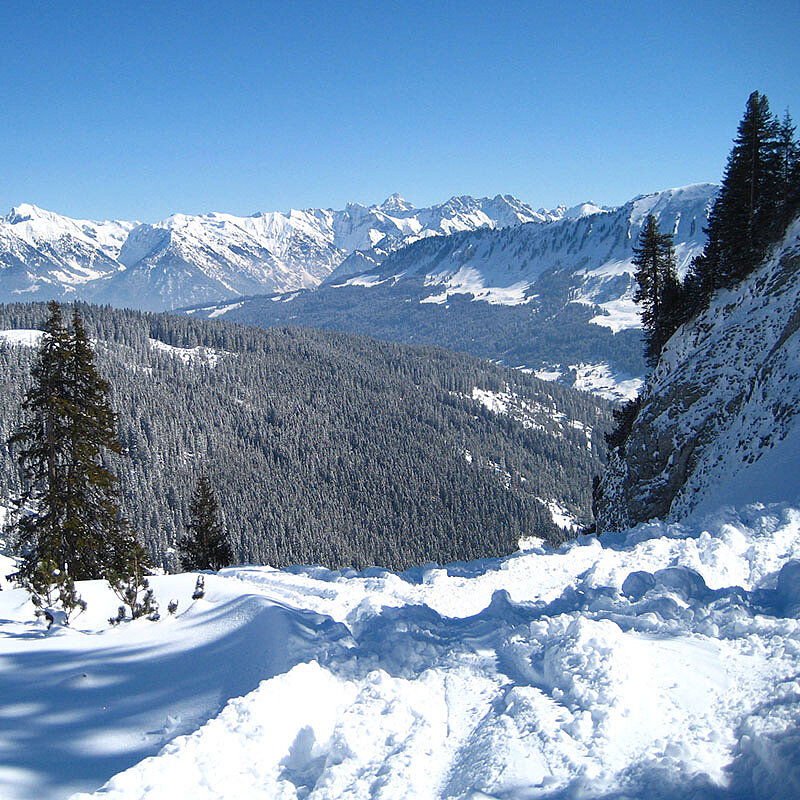 Blogbeitrag  Skitour im Kleinwalsertal