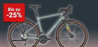 Gravel Bikes bis zu -25%