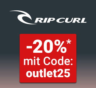 Einstieg: Ripcurl -20%* mit Code: outlet25