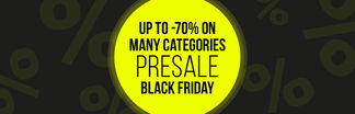 Up to 70% Presale Black Friday