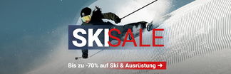 Ski Sale spare bis zu -70% auf Ski & Ausrüstung