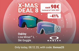 XMas Deal 8 Oakley Line Miner L Ski Goggle 98€ save 41%